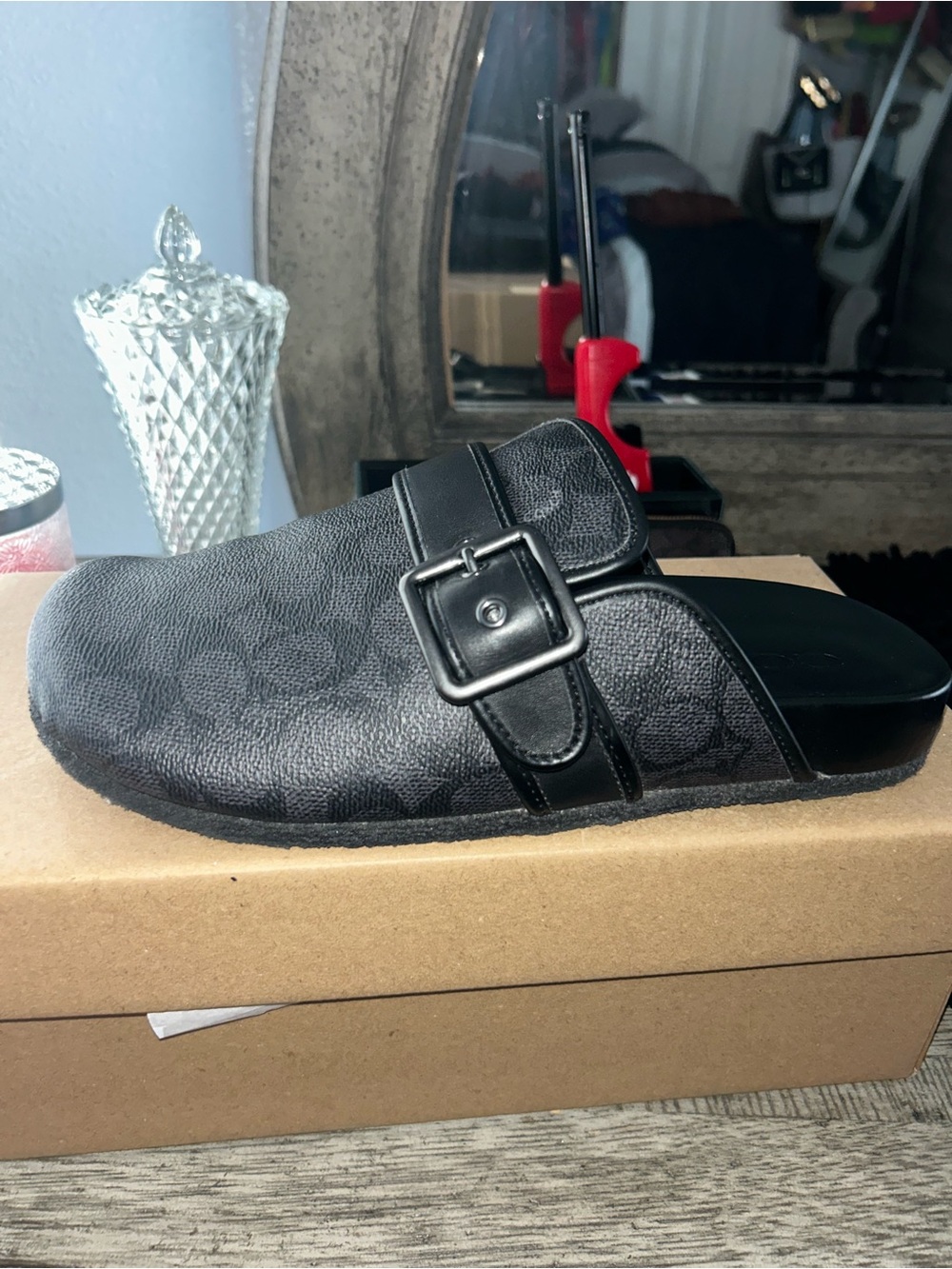 Coach Black Clogs